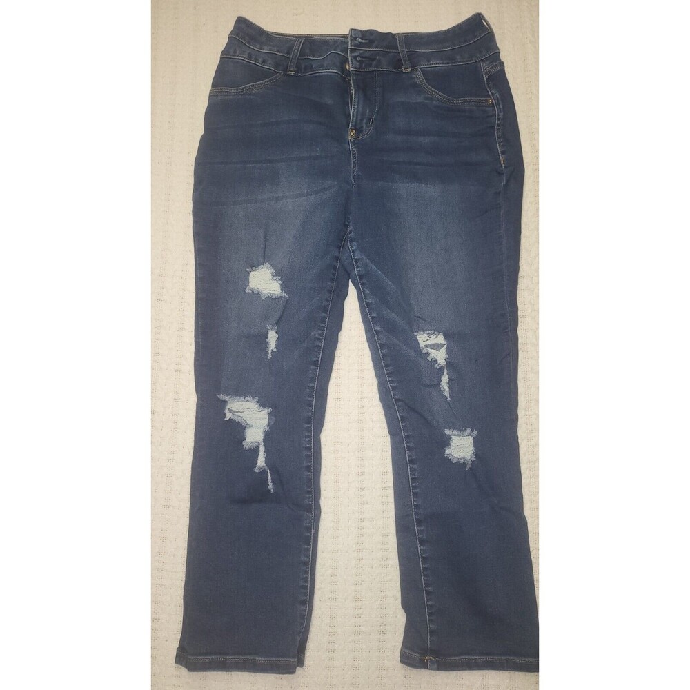 Wallflower Bootcut Stretch Women's Blue Jeans  Size 13 EUC